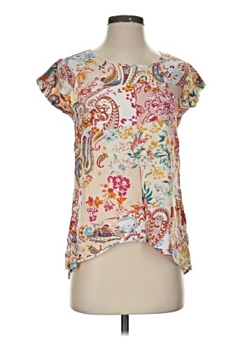 Rose & Thyme Short Sleeve Blouse (view 1)