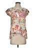 Rose & Thyme 100% Rayon Ivory Short Sleeve Blouse Size S - photo 1