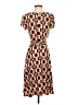 AB Studio Print Brown Casual Dress Size S - photo 2