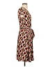 AB Studio Print Brown Casual Dress Size S - photo 4