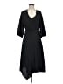 Theory Solid Black Cocktail Dress Size 4 - photo 1