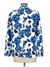 H By Halston Floral Blue Blazer Size M - photo 2
