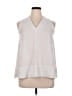 Ryu White Sleeveless Blouse Size XL - photo 1