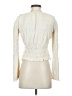 FRAME 100% Viscose Ivory Long Sleeve Top Size XS - photo 2