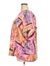 JM Collection 100% Polyester Paisley Pink Kimono Size 3X - photo 5
