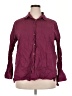 Unbranded Burgundy Long Sleeve Blouse Size 3X - photo 1