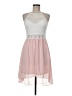 By & By 100% Polyester Pink Cocktail Dress Size 9 - photo 1