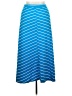 Mix & CO Stripes Blue Casual Skirt Size XL - photo 2