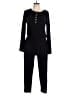 Zenana Solid Black Jumpsuit Size L - photo 1