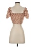 Shein Pink Short Sleeve Blouse Size S - photo 2