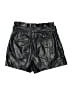 David Lerner Metallic Black Shorts Size M - photo 2
