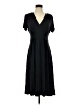 L.L.Bean Solid Black Casual Dress Size S - photo 1