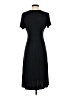 L.L.Bean Solid Black Casual Dress Size S - photo 2