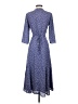 MNG Suit 100% Polyester Polka Dots Blue Casual Dress Size 2 - photo 2