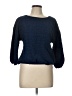 Max Studio 100% Polyester Blue 3/4 Sleeve Top Size L - photo 1