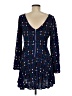 Dina Be 100% Polyester Argyle Blue Casual Dress Size M - photo 2
