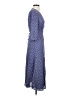 MNG Suit 100% Polyester Polka Dots Blue Casual Dress Size 2 - photo 4