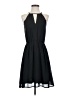 H&M 100% Polyester Solid Black Cocktail Dress Size 4 - photo 1