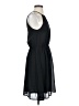 H&M 100% Polyester Solid Black Cocktail Dress Size 4 - photo 4