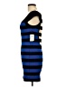 Guess 100% Polyester Stripes Blue Casual Dress Size L - photo 5