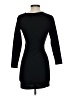 Mango Solid Black Casual Dress Size 2 - photo 2