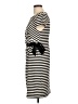 Spense Stripes Black Casual Dress Size 10 - photo 5