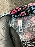 Assorted Brands Floral Black Short Sleeve Turtleneck Size XL - photo 7