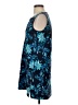 Lands' End 100% Baumwolle Tropical Floral Blue Cocktail Dress Size S - photo 5