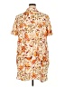 Moa Moa Orange Casual Dress Size 2X - photo 2