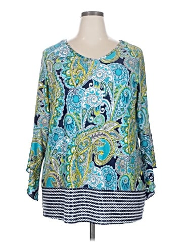 New Directions 3/4 Sleeve Blouse (view 1)