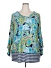 New Directions Teal 3/4 Sleeve Blouse Size 2X - photo 1