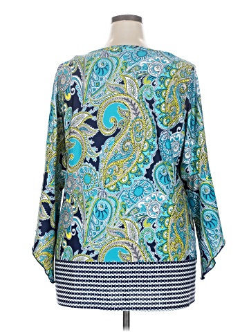 New Directions 3/4 Sleeve Blouse (view 2)