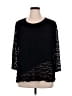 J.t.b. Black 3/4 Sleeve Top Size 1X - photo 1
