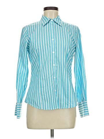 Foxcroft Long Sleeve Button-Down Shirt (view 1)