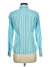 Foxcroft 100% Cotton Stripes Blue Long Sleeve Button-Down Shirt Size 6 (petite) - photo 2