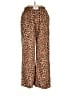 Shein Animal Print Brown Casual Pants Size L - photo 1