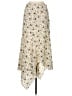 Veronica Beard Paisley Ivory Silk Skirt Size 6 - photo 1