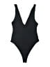 Zara Solid Black One Piece Swimsuit Size S - photo 1