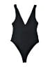 Zara Solid Black One Piece Swimsuit Size S - photo 2