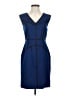 Ellen Tracy 100% Polyester Blue Cocktail Dress Size S - photo 1