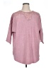 Ember Pink 3/4 Sleeve Top Size 1X - photo 1