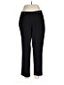 Zoe + Phoebe 100% Polyester Solid Black Dress Pants Size L - photo 1