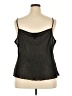 Dialogue 100% Polyester Black Sleeveless Blouse Size 3X - photo 2