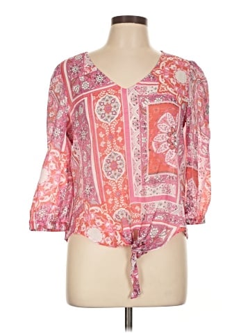 Willi Smith 3/4 Sleeve Blouse (view 1)