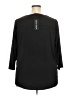 Modern Works Black 3/4 Sleeve Blouse Size 2X - photo 2