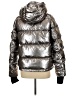 S13/NYC 100% Nylon Metallic Silver Snow Jacket Size L (estimated) - photo 2