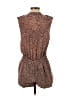 Robert Rodriguez 100% Polyester Polka Dots Brown Tan Romper Size 4 - photo 2