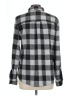 BeachLunchLounge Checkered-gingham Gray Long Sleeve Blouse Size L - photo 2