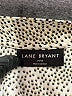 Lane Bryant Animal Print Gray Long Sleeve Blouse Size 14 - 16 Plus - photo 7