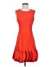 BCBGMAXAZRIA Orange Cocktail Dress Size 4 - photo 1